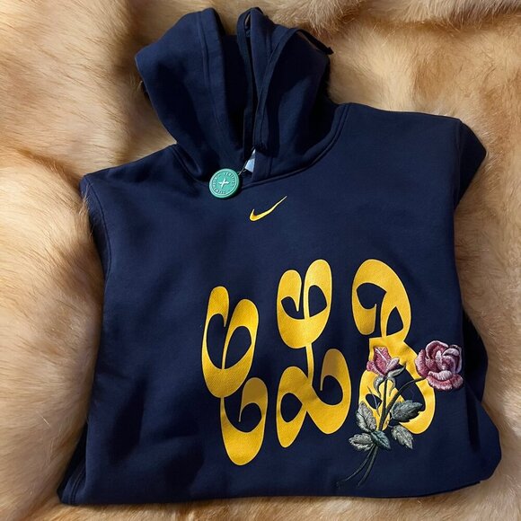 Nike CLB ovo Hoody Sz Medium Navy blue StockX - Picture 1 of 9